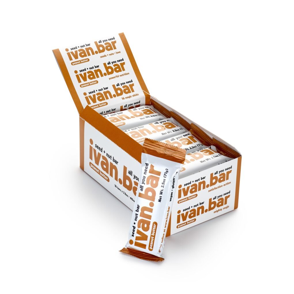 Peanut Butter Seed + Nut Bar 16 Count Snack Clinic